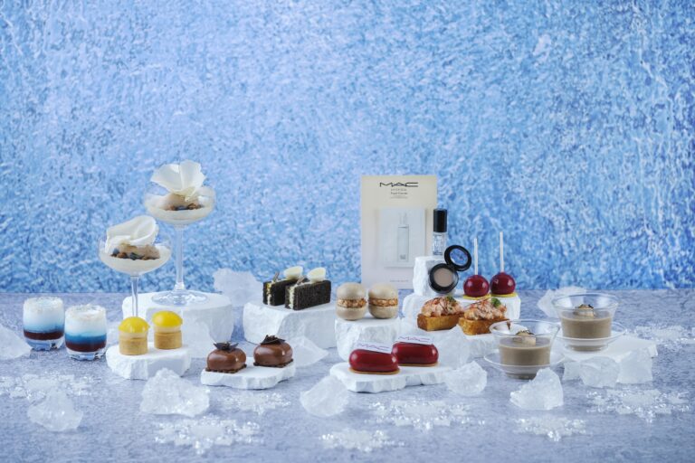 香港嘉里酒店聯乘M‧A‧C推「冰雪璀璨冬日」下午茶