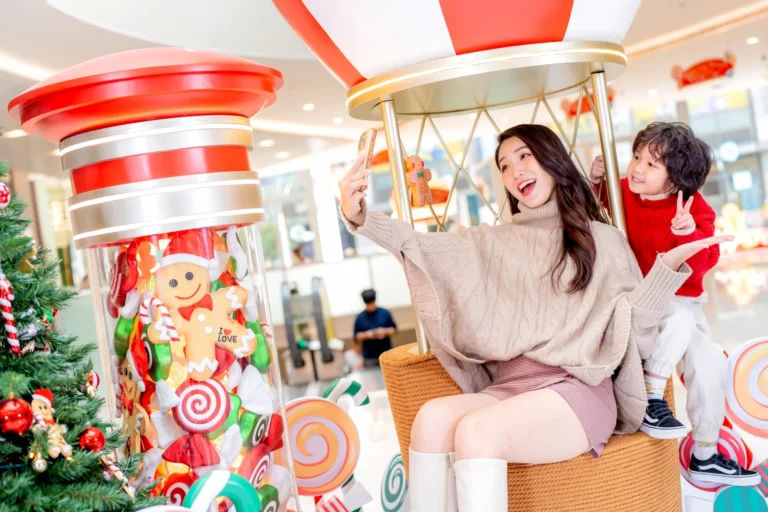 華懋集團商場迎來甜蜜聖誕慶典