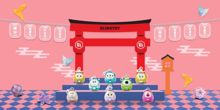 本地盲盒配飾品牌BLINGTOY推出全新Pixar達摩香薰吊墜系列 -- 八大溫暖祝福∶新一年讓大家抽出好運!