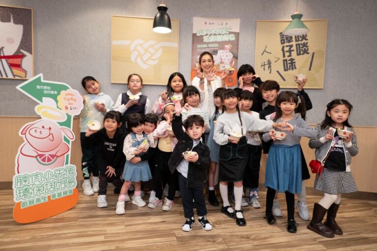 星級主持兼藝人宋熙年參與工作坊親手製作譚仔米線造型廚餘再生香薰蠟燭