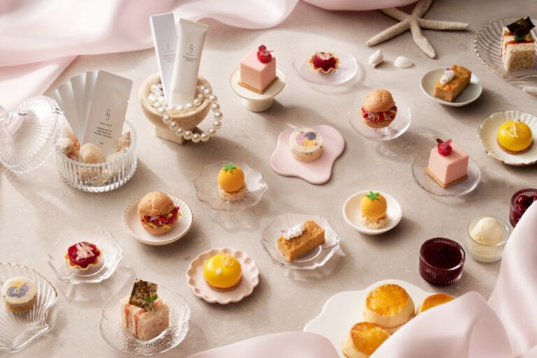 香港朗廷酒店攜手 Skin Need 推出全新下午茶 以愉悅饗宴開啟自我呵護之旅 廷廊以天然健康的鹹甜美點 展現現代人追求平衡生活的餐飲美學