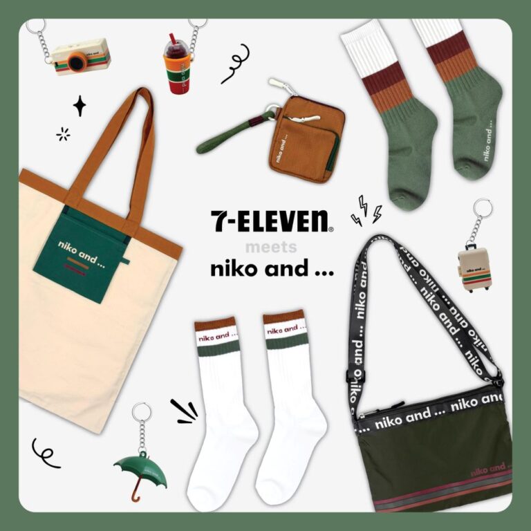 ​7-Eleven與日本知名品牌niko and ... 聯乘第二彈登場！秋冬大地色系新品 隨身袋款及山系襪款矚目亮相 人氣聯乘單品縮小變身限定迷你盲盒驚喜現身